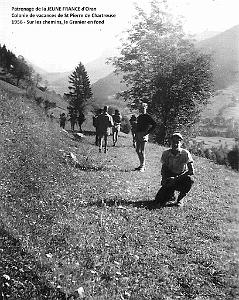1956 sur les chemins, Granier en fond